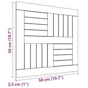 Čtvercová stolní deska 50 x 50 x 2,5 cm masivní teakové dřevo - obrázek 7
