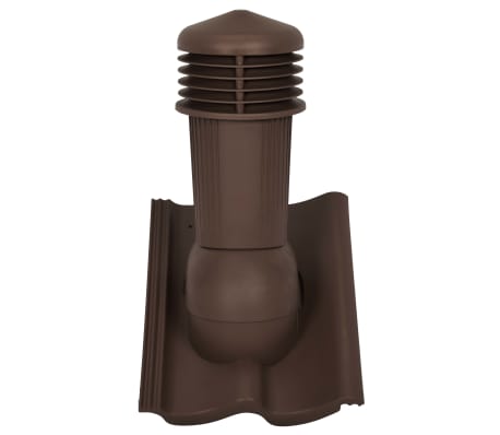 vidaXL Roof Ventilator Brown