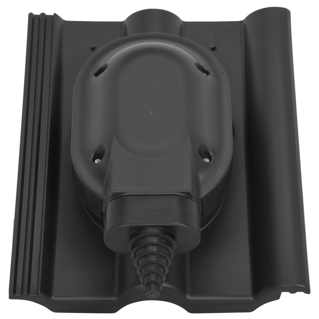 

vidaXL Solardoorvoer voor Frankfurt dakpan zwart