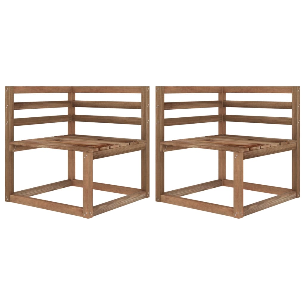 

vidaXL Tuinbank 3-zits pallet met crèmewitte kussens grenenhout