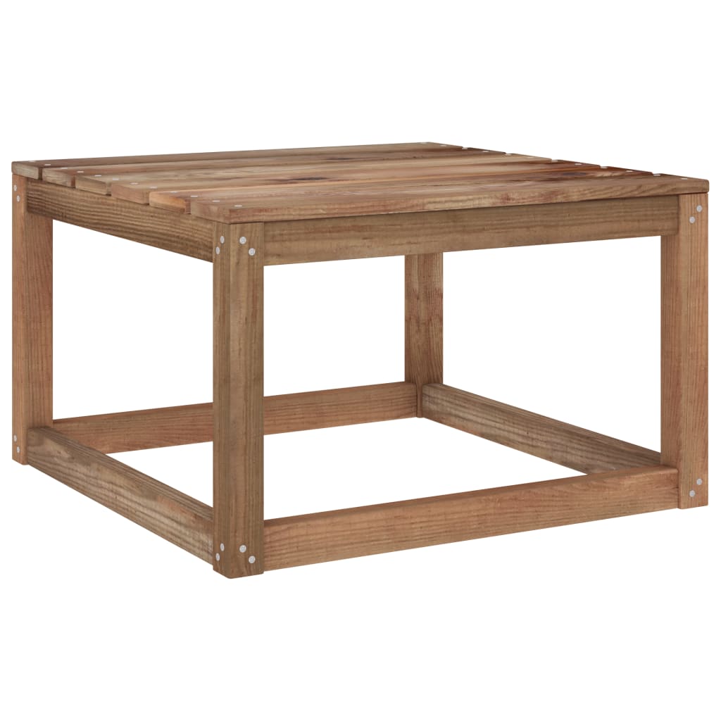 Drewniany zestaw ogrodowy - Sofa, stół, poduszki