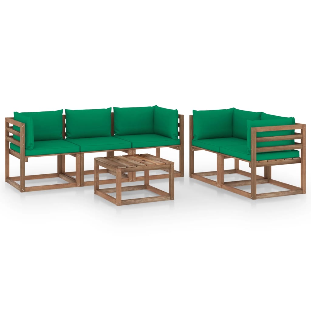 Set mobilier de gradina cu perne gri inchis 2 piese lemn tec