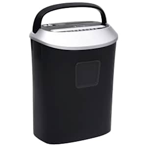 Skartovačka 10 listů křížový řez černá - obrázek 2