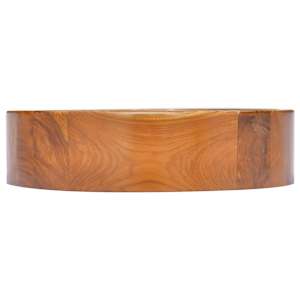 Umyvadlo masivní teak Φ40 x 10 cm - obrázek 4