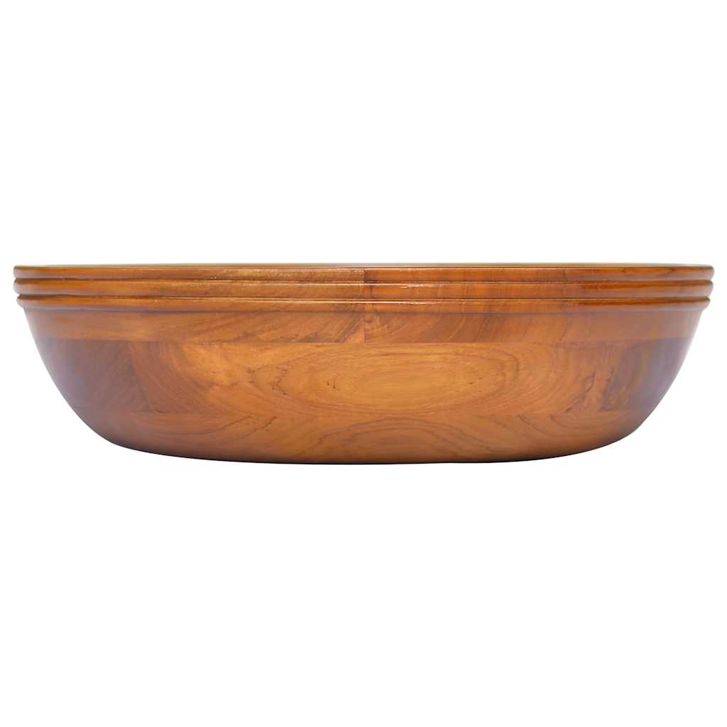 vidaXL tömör tikfa mosdókagyló 40 x 10 cm