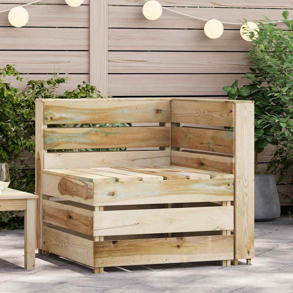 vidaXL Tuinhoekbank pallet geïmpregneerd grenenhout