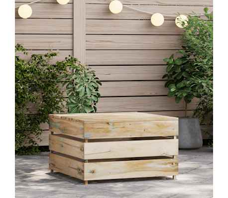 vidaXL Hagepallebord impregnert furu