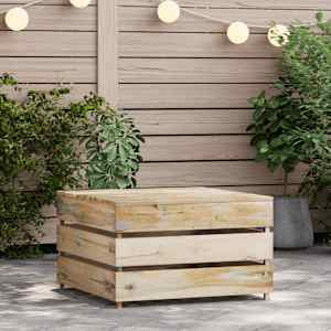 vidaXL Hagepallebord impregnert furu