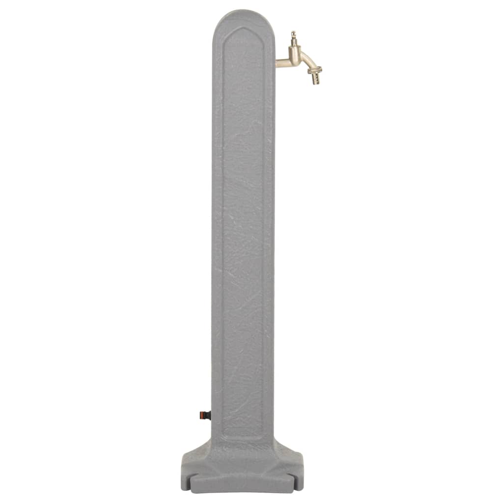 Cisterna Da Giardino E Rubinetto Grigio Chiaro Effetto Pietra VidaXL 13 width=274