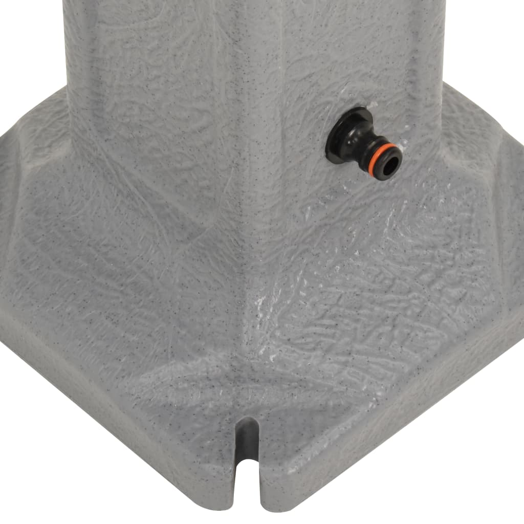 Cisterna Da Giardino E Rubinetto Grigio Chiaro Effetto Pietra VidaXL 14 width=274