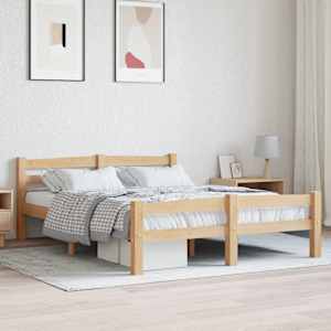 Posteljni okvir iz trdne borovine 120x200 cm