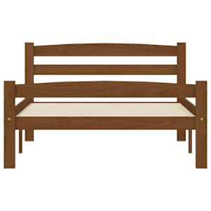 Rám postele bez matrace Honey Brown Borové dřevo - obrázek 4