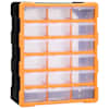 vidaXL mitme sahtliga organiseerija 18 keskmise sahtliga 38x16x47 cm