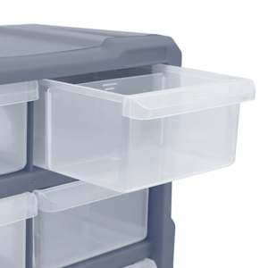 Organizér s 18 středně velkými zásuvkami 38 x 16 x 47 cm - obrázek 8