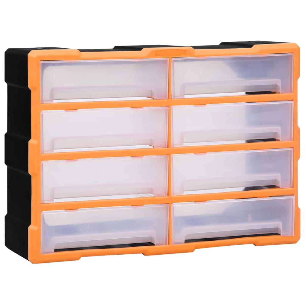 vidaXL Organizator cu 8 sertare mari, 52x16x37 cm