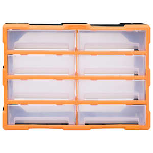 Organizér s 8 velkými zásuvkami 52 x 16 x 37 cm - obrázek 5