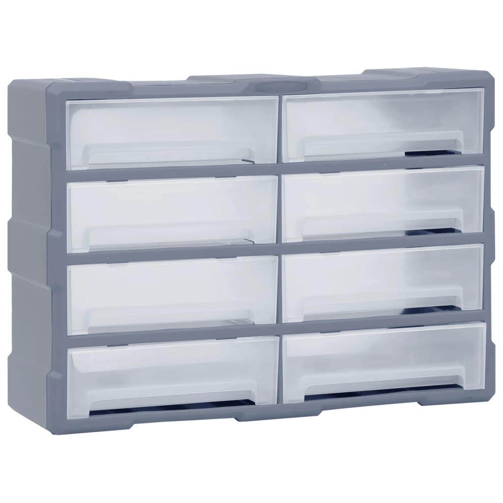 vidaXL Organizator cu 8 sertare mari, 52x16x37 cm