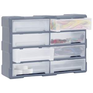 Organizér s 8 velkými zásuvkami 52 x 16 x 37 cm - obrázek 3