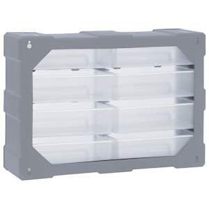 Organizér s 8 velkými zásuvkami 52 x 16 x 37 cm - obrázek 7