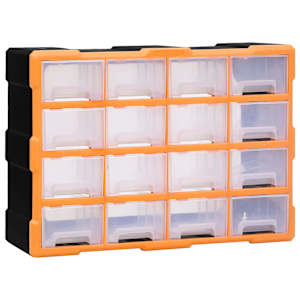 Organizér se 16 středními zásuvkami 52 x 16 x 37 cm - obrázek 1
