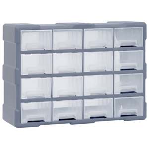 Organizér se 16 středními zásuvkami 52 x 16 x 37 cm - obrázek 1