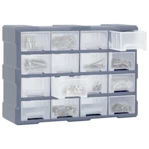 Organizér se 16 středními zásuvkami 52 x 16 x 37 cm - obrázek 3