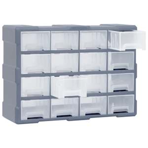 Organizér se 16 středními zásuvkami 52 x 16 x 37 cm - obrázek 4