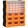 vidaXL mitme sahtliga organiseerija 39 sahtliga 38 x 16 x 47 cm