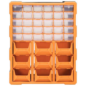 Organizér s 39 zásuvkami 38 x 16 x 47 cm - obrázek 5