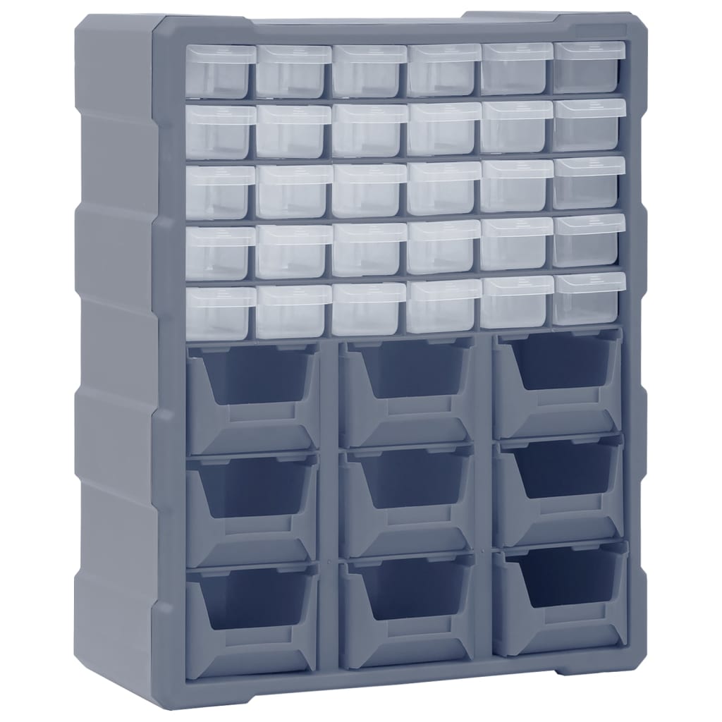 vidaXL Organizator cu 39 de sertare, 38x16x47 cm