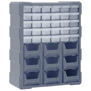 Organizér s 39 zásuvkami 38 x 16 x 47 cm - obrázek 1