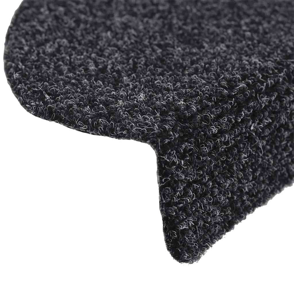 Tapis Autoadhésifs De Marches 5 Pcs Noir 56x17x3 Cm Aiguilleté VidaXL 18 width=274