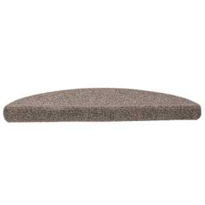 Schodové rohože samolepicí 10 ks 56 x 17 x 3 cm béžové půlkulaté - obrázek 3