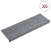 vidaXL trepimatid, isekleepuvad, 5 tk, 65 x 21 x 4 cm, helehall, ristk&uuml;likukujuline serv