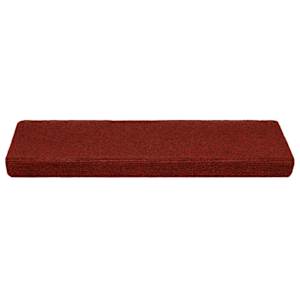 Schodové rohože samolepicí 10 ks 65 x 21 x 4 cm bordó červená s obdélníkovým okrajem - obrázek 3