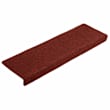 VidaXL Trapmatten zelfklevend 65x21x4 cm naaldvilt lichtgrijs 15 st