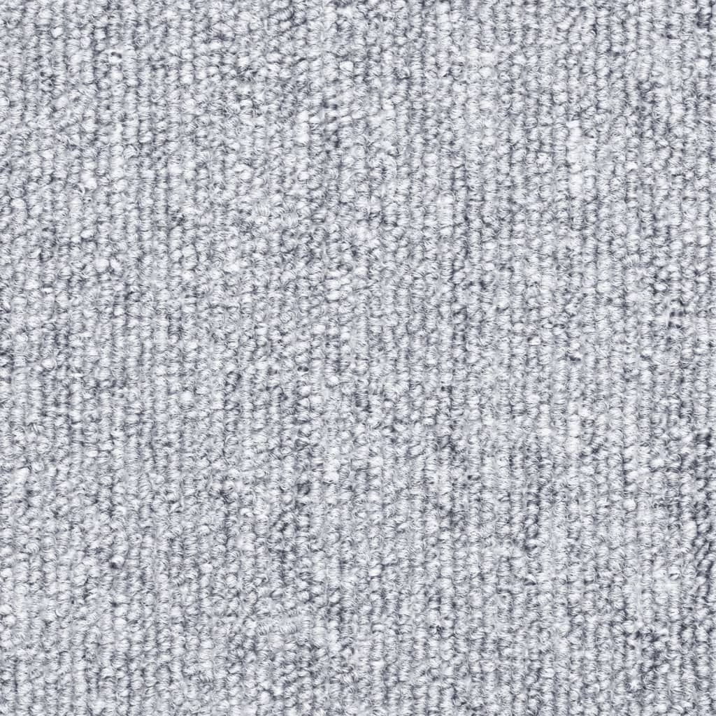 Laiptų kilimėliai, 10vnt., šviesiai pilkos spalvos, 56x20cm | Stepinfit.lt