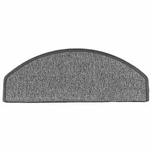 Schodové rohože 10 ks 65 x 24 x 4 cm tmavě šedé, půlkulaté, velké - obrázek 5