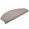 vidaXL trepimatid 10 tk 65 x 24 x 4 cm helepruunid poolringikujulised suured