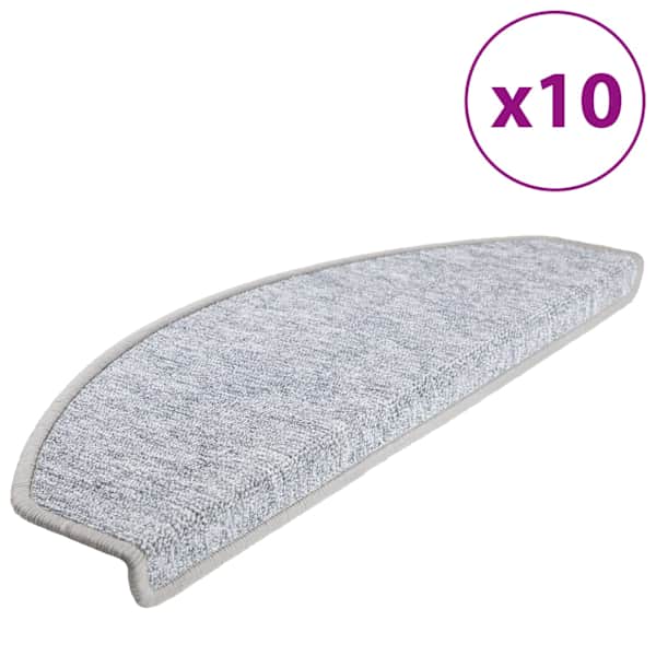 vidaXL trepimatid 10 tk 65 x 24 x 4 cm helehall poolringikujuline suur