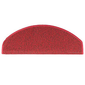 Schodové rohože 10 ks 65 x 24 x 4 cm červené půlkulaté velké - obrázek 4