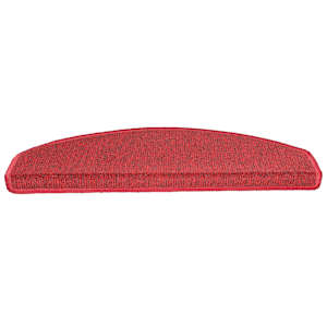 Schodové rohože 10 ks 65 x 24 x 4 cm červené půlkulaté velké - obrázek 5