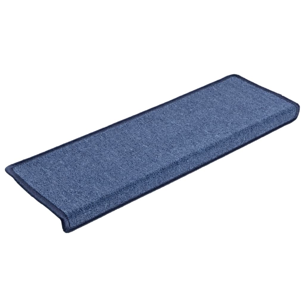 vidaXL Trapmatten 10 st 65x25 cm blauw