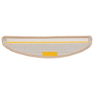 Schodové rohože 10 ks 56x17x3 cm krémové, půlkulaté - obrázek 5