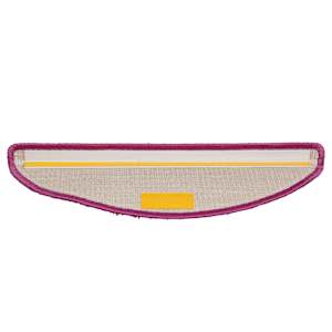 Schodové rohože 10 ks 56x17x3 cm fialové půlkulaté - obrázek 5