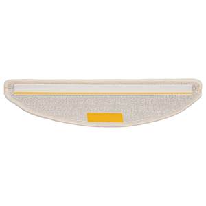 Schodové rohože 10 ks 56 x 17 x 3 cm bílé půlkulaté - obrázek 5