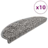 vidaXL trepimatid 10 tk 65 x 21 x 4 cm hallid poolringikujulised suured