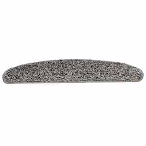 Schodové rohože 10 ks 65 x 21 x 4 cm šedé, půlkulaté, velké - obrázek 5
