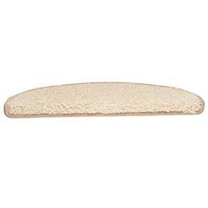 Schodové rohože 10 ks 65 x 21 x 4 cm krémové, půlkulaté, velké - obrázek 5