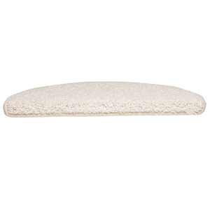 Schodové rohože 10 ks 65 x 21 x 4 cm bílé, půlkulaté, velké - obrázek 5